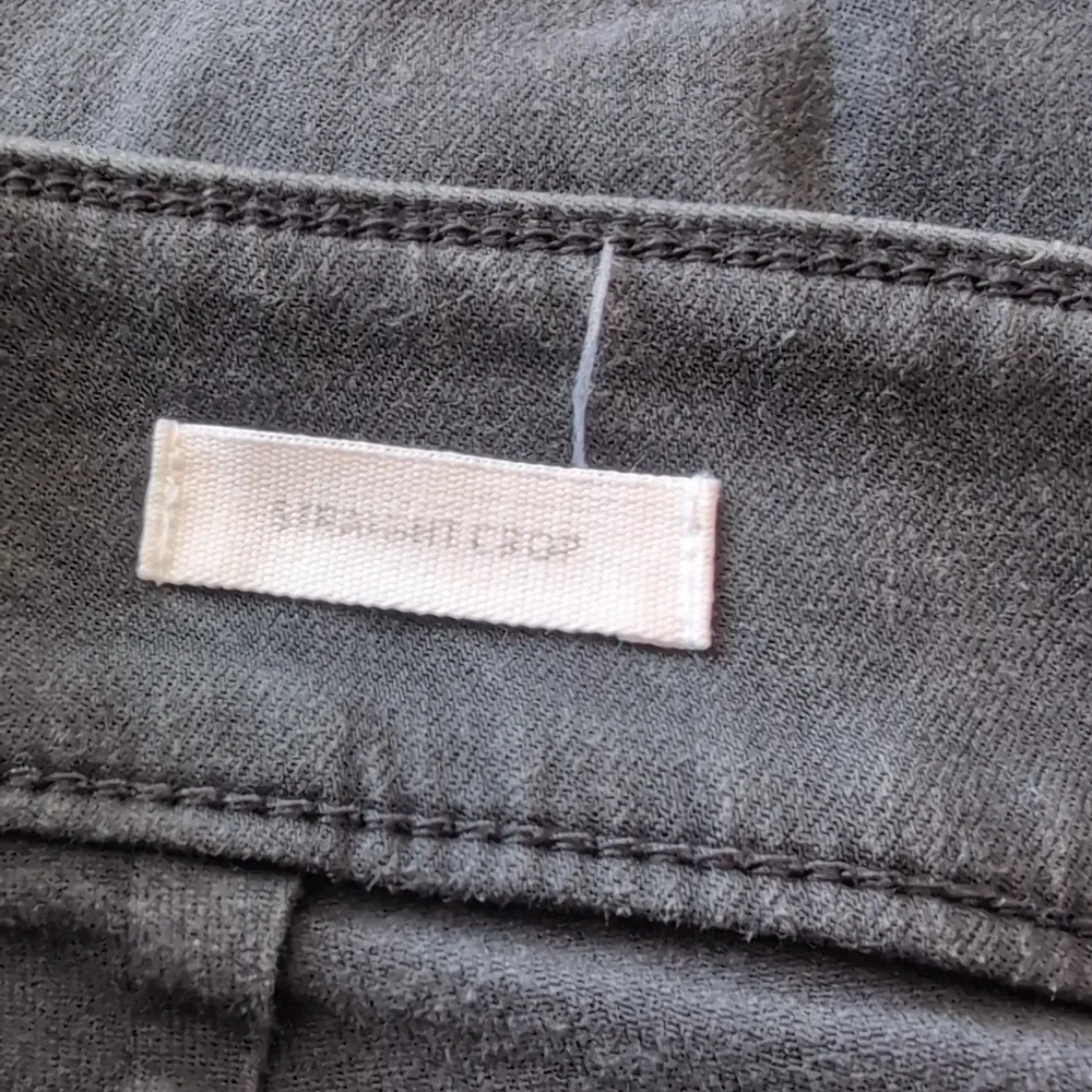 Loft Outlet Straight Crop Black Jeans Size 6 - Picture 3 of 8